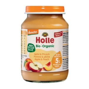 Holle BIO Broskev a jablko (190 g)