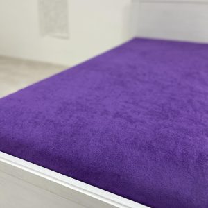 B.E.S. – Petrovice, s.r.o. Prostěradlo Froté IDEAL – Tmavě fialová Rozměr: 90 x 200