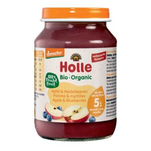 Holle BIO Jablko a borůvky (190 g)