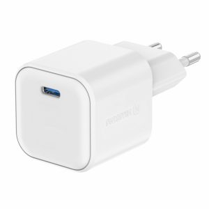 SWISSTEN Síťový adaptér GaN 1x USB-C 35W power delivery Barva: Bílá