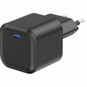 SWISSTEN Síťový adaptér GaN 1x USB-C 20W power delivery Barva: Černá