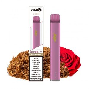 VENIX-T jednorázová elektronická cigareta s nikotinem Příchuť: Tabák s růží