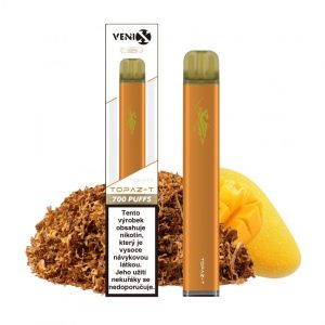 VENIX-T jednorázová elektronická cigareta s nikotinem Příchuť: Tabák s mangem