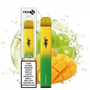 VENIX-PRO jednorázová elektronická cigareta s nikotinem Příchuť: Hrozno a mango