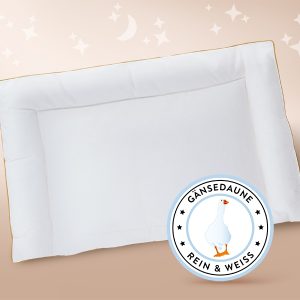 Frau Holle Péřový dětský polštář Kid’s Down Rozměr: 40×60 cm