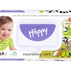 Bella Happy Baby čisticí ubrousky s mandlemi a olivami (64 ks)