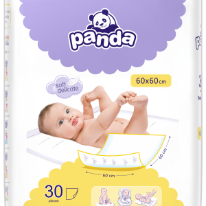 Panda Dětské přebalovací podložky 60 × 60 cm (30 ks)