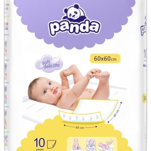 Panda Dětské přebalovací podložky 60 × 60 cm (10 ks)