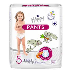Bella Baby Happy PANTS plenkové kalhotky Junior á 22 ks