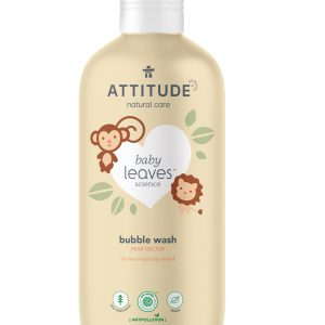 Attitude Baby Leaves Dětská pěna do koupele s vůní hruškové šťávy (473 ml)