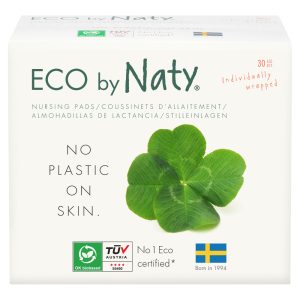 ECO prsní vložky pro kojící ženy Naty 30 ks