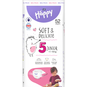 Bella Baby Happy Dětské pleny Junior Big Pack vel. 5 (52 ks)