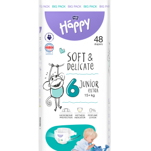 Bella Baby Happy Dětské pleny Junior Extra vel. 6 (48 ks)