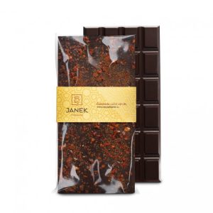 JANEK 64% Čokoláda tmavá s chilli 85g