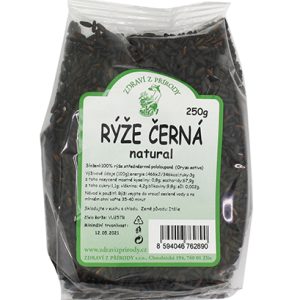 Zdraví z přírody Rýže černá 250g