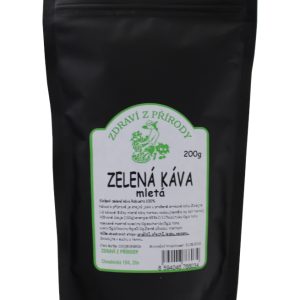 Zdraví z přírody Zelená káva mletá 200g