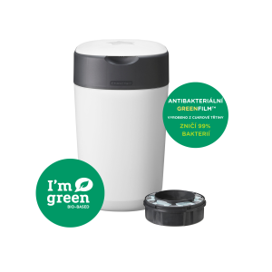 Tommee Tippee Sangenic Twist & Click Koš na pleny bílý + 1 kazeta