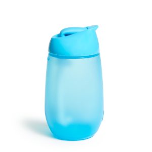 Munchkin Simple Clean lahvička s brčkem, 296ml, 12m+, modrá