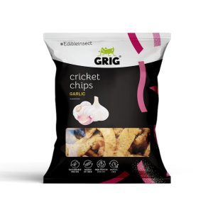GRIG Proteinové cvrččí chipsy – Česnek 70g
