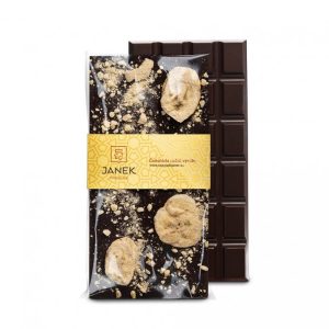 JANEK 64% Čokoláda tmavá s lyofilizovaným banánem 90g