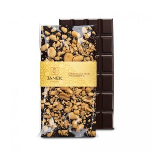 JANEK 64% Čokoláda tmavá s arašídy 105g