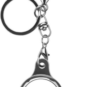 eses AirTag TPU pouzdro a klíčenka – Stříbrná