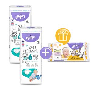 2x Bella Baby Happy Dětské pleny Junior Extra vel. 6 (48 ks)