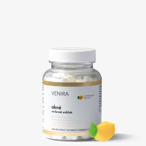 VENIRA srdíčka proti akné, citron, 120 srdíček