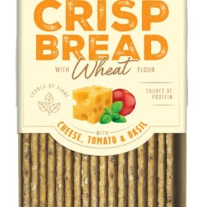 Danvita Křehký pšeničný chléb se sýrem, rajčaty a bazalkou 130g