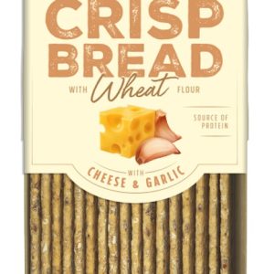 Danvita Křehký pšeničný chléb se sýrem a česnekem 130g