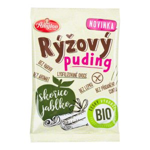 Amylon Pudink rýžový skořice a jablko bez lepku BIO 40g