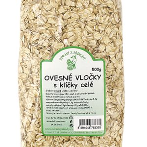 Zdraví z přírody Vločky ovesné celé s klíčky 500g