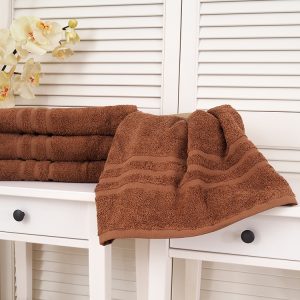 B.E.S. – Petrovice, s.r.o. Bavlněná froté osuška 70×140 Classic – Hnědá