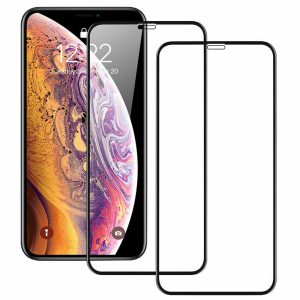 Ochranné sklo pro iPhone X a XS – Černé
