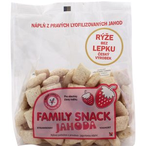 Family snack JAHODA sáček 165g