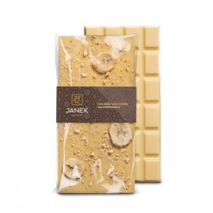 Janek čokoláda s lyo. banánem 90g BÍLÁ