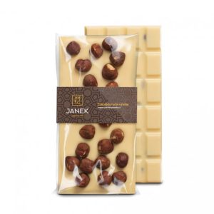 Janek čokoláda s lísk.ořechy 105g BÍLÁ