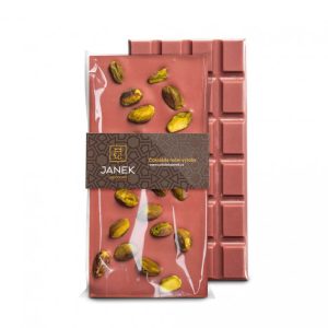 Janek čokoláda s pistáciemi 90g RUBY