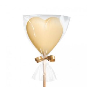 Janek Čokoládové lízátko srdíčko 13g – bílé