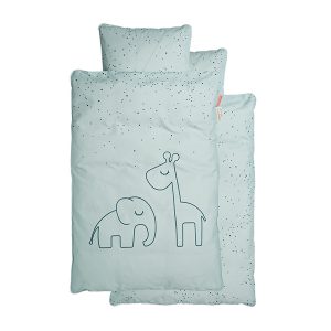 Done by Deer Povlečení Dreamy Dots modré Rozměr: Done By Deer Baby: 40×45+70×100 cm