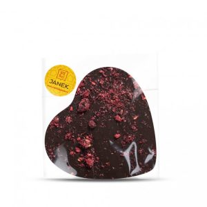 Janek Srdíčko 9×9 cm s drceným lyofilizovaným ovocem 60g – tmavé