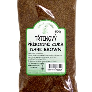 Zdraví z přírody Cukr třtinový Dark 500g
