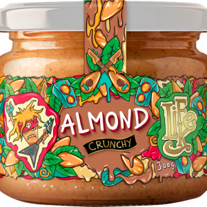 LIFELIKE Mandlový krém křupavý 300g