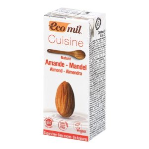 Ecomil Mandlová alternativa smetany bez cukru 200 ml