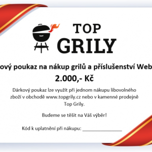 Topgrily.cz Dárkový poukaz 2.000 Kč