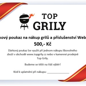 Topgrily.cz Dárkový poukaz 500 Kč