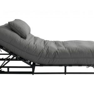 Luxusní zahradní lehátko Emma polohovací – Mid Grey