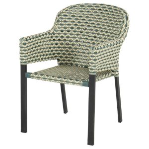 Kelly zahradní jídelní židle – výplet Green Mint