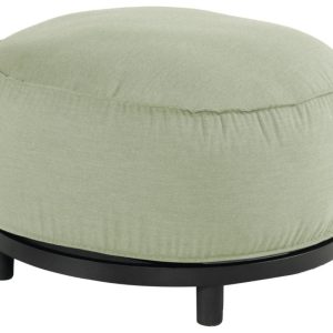 Luxusní zahradní podnožka Emma Round – French Green