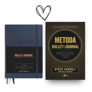 Metoda BulletJournal [balíček se zápisníkem, modrý]